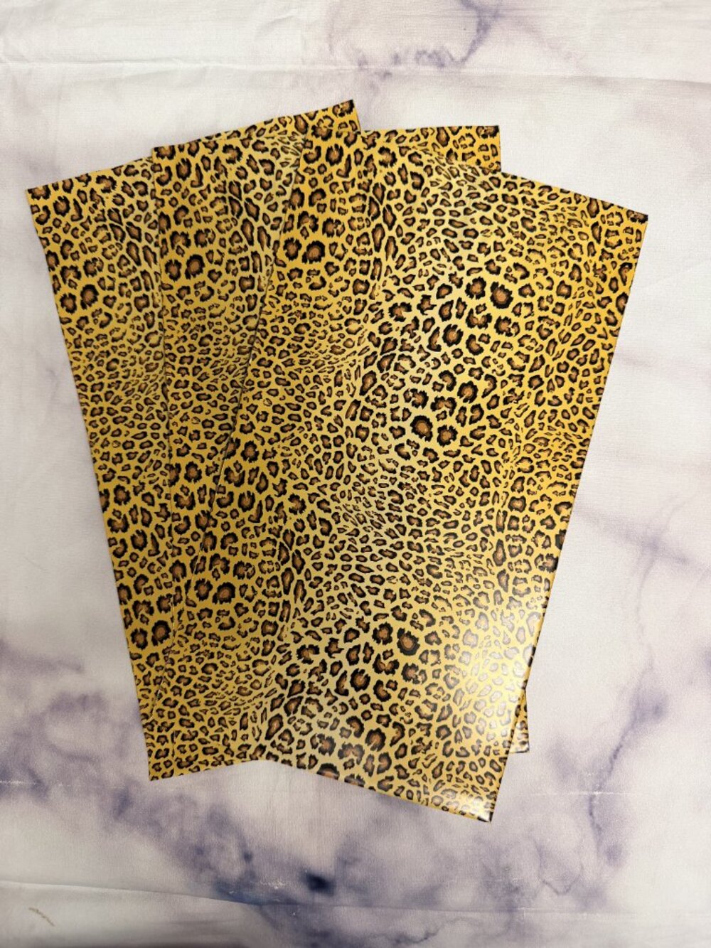 40 Leopard Designer 6x9 polymailers